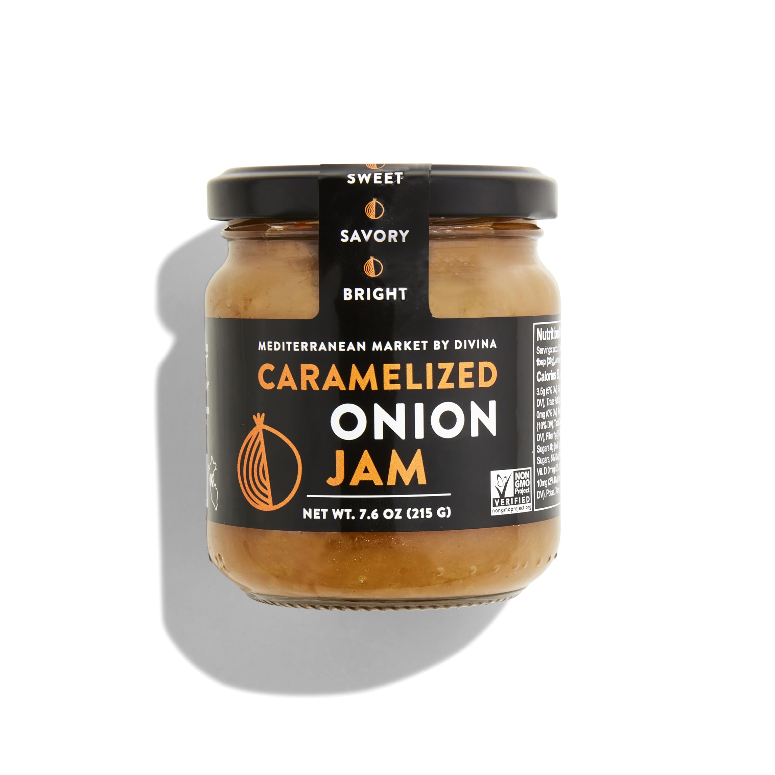 Mediterranean Market by Divina Caramelized Onion Jam, 8.1 OZ